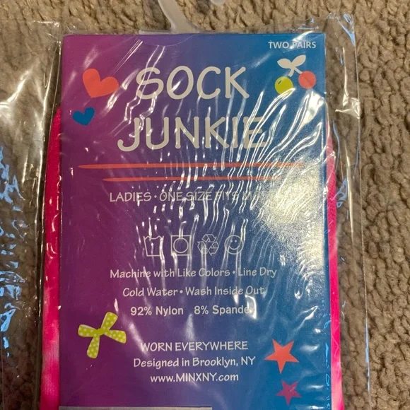 Sock Junkie No Show Tie Dyed Socks - Picture 3 of 4